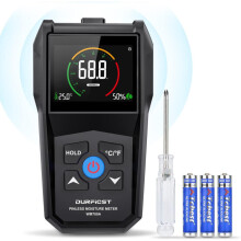 Vochtmeter, niet-destructieve vochtdetector voor gipsmuren, baksteen, kurk, hardhout, waterlekdetector met hoorbare waarschuwingen