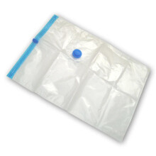 Vakuum-Aufbewahrungsbeutel für Kleidung, robuster, wiederverwendbarer, wasserdichter Vakuumbeutel mit transparentem Design, Kompre