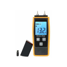 Vochtmeter met digitaal lcd-scherm voor hoge nauwkeurigheid, tester voor bouwmaterialen met snelmeetfunctie.