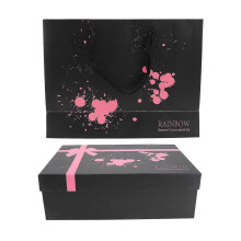1 Set Portable Valentine's Day Present Wrapping Box Banquet Gift Box for Festival