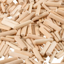 Kiln-dried, chamfered hardwood dowels for furniture repair and DIY projects (150 pieces)