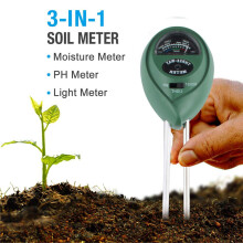 Duurzame en nauwkeurige 3-in-1 bodemvochtigheidsmeter, uw betrouwbare metgezel voor al uw tuinavonturen, zowel binnen als buiten.