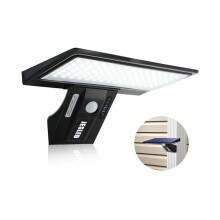 Iluminação LED inteligente para exterior, alimentada por energia solar, com sensor de movimento para pátios, jardins e caminhos, 9