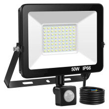 Luminária externa multifuncional com LEDs de baixo consumo e alto brilho, à prova d'água IP66, ideal para garagem e quintal, insta