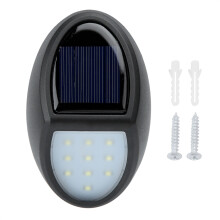 Iluminação externa movida a energia solar, luzes de segurança, luminária de parede solar, à prova d'água (IP65), luz LED de baixo