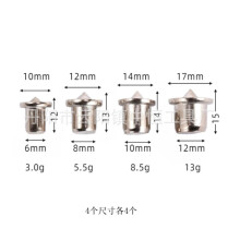 Assortment kit of smooth-surface dowels, reliable steel material for precise positioning, essential central transfer plugs