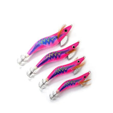 (1pcs 3.0) 1Pc 2.5/3.0 Luminous Squid Jig 8g-19.5g Octopus Cuttlefish Shrimp Hook Rig Sea Fishing Lure Outdoor Fishing Tool Random Color