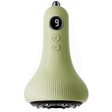 Okos elektromos köpölyöző és gua sha készülék, 9 szívásszint, hő és piros fény, ergonomikus, izomlazításra, vérkeringésre