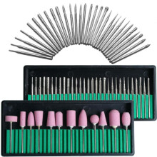 Juego de 54 brocas para uñas, brocas para manicura, brocas profesionales para uñas de gel, acrílico y eliminación de cutículas, al
