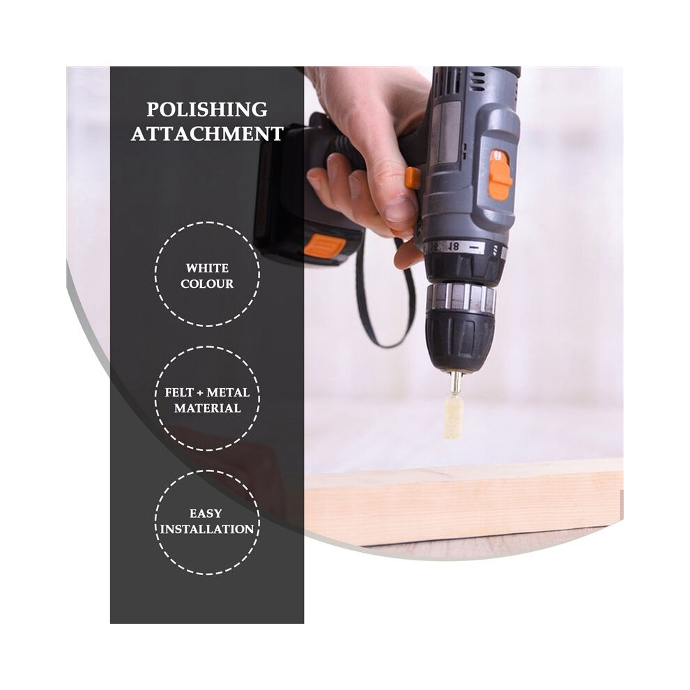 140Pcs Polishing Attachment Set Wool Polishing Disc Polishing Heads Turning Tool Accessory 4711713521466