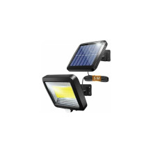 Refletor solar para uso externo, painéis ajustáveis com sensor de movimento, iluminação de segurança movida a energia solar, alta