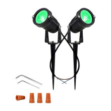 Cabeça giratória para design à prova d'água, luminárias de jardim LED resistentes às intempéries com fácil instalação, estrutura r