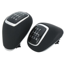 2 Pcs 6 Speed Gear Knob Handle Gear-Shift Knob for I30 Solaris Venue 2016-2019 43711F2300 43711-F2300