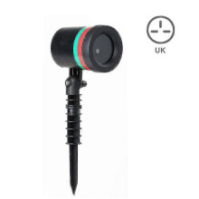 (Reino Unido) Novo Chuveiro de Estrelas com Movimento - Luzes Laser para Exterior, Interior e Exterior - Decoração de Festas com L