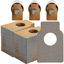 200 Pcs Wine Bottle Tags, Kraft Paper Wine Cellar Labels, Reusable Custom Plain Bottle Neck Gift Tags for Champagne