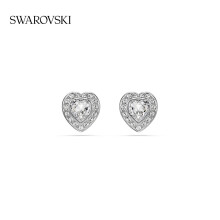 (color) Swarovski Capsule Heart Necklace Pendant - Gift with Box