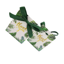 (Green) 50 Pieces Candy Box Fashion Birthday Party Chocolates Favors Biscuit Snacks Present Gifts Package Case for Kids