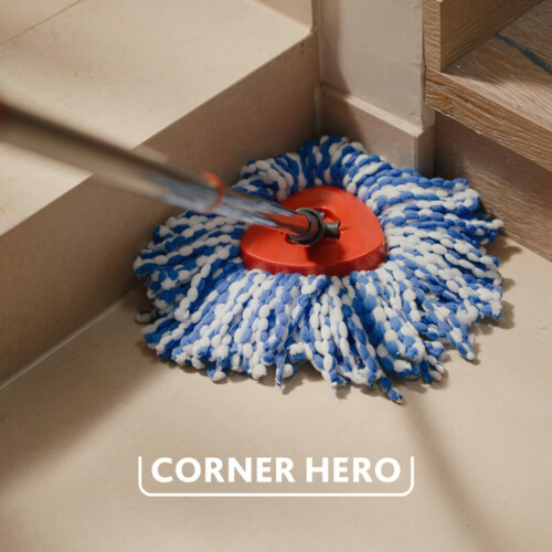 Vileda Vileda H2PrO Spin Mop Head Refill - Microfibre power - Stubborn dirt removal - Replacement Durable 2