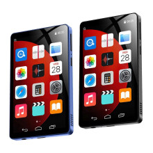 (2G+16G, Black) 8/16 GB Bluetooth MP4/MP3-Player mit 4,0-Zoll-HD-Touchscreen, WLAN-Radio und Musikrekorder