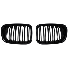 Auto Front Nieren Kühlergrill Sport Racing Grills für E46 4 Türer 1998-2001 Stoßstangenhaube Mesh Lüftungsgitter Kühlerabdeckung