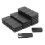60 Pack Black Mini Rectangular Metal Tins Boxes with Sliding Lids, Small Empty Slide Top Metal Tin 1