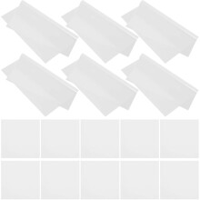 100pcs Clear Cellophane Sheets for Candy Wrapping Transparent Wrapping Sheets Clear Cellophane Wrap Sheet for Diy Crafts (S)