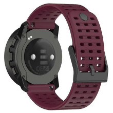(WineRed) Sportbandje compatibel met Suunto Vertical / 9 Peak / 9 Peak Pro / 5 Peak, 22 mm siliconen horlogebandjes