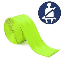 (Fluorescent Green) Aangepaste polyester autogordel, racegordel, lengte: 3,6 m