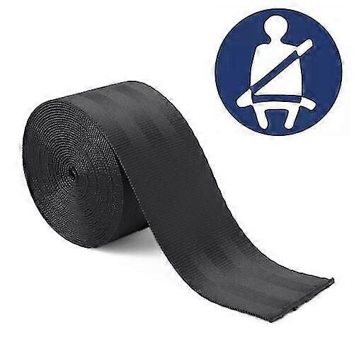 (Black) Aangepaste polyester autogordel, racegordel, lengte: 3,6 m