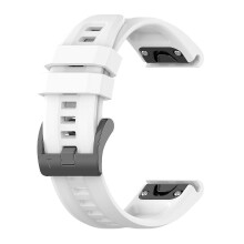 (White) Siliconen horlogebandje compatibel met Garmin Fenix 5s 20 mm