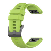 (Lime Green) Siliconen horlogebandje compatibel met Garmin Fenix 5s 20 mm