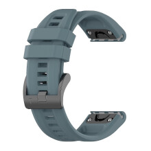 (Rock Cyan) Siliconen horlogebandje compatibel met Garmin Fenix 5s 20 mm