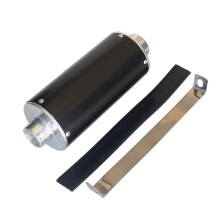 (black) 28 mm uitlaatpijp voor motorfietsen, demperklem, geschikt voor Escape Moto 110 125/150cc Pit Pro quad, crossmotor, ATV en scoo