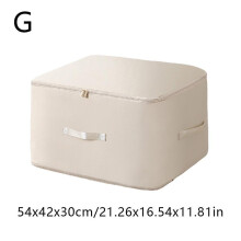 (Beige L) Space Saving Self Compression Organizer Compression Duvet Storage Bag