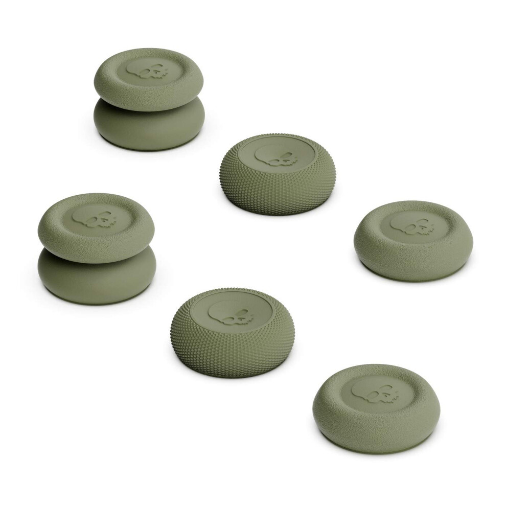 Skull & Co. Skin, Cqc And Fps Thumb Grips Joystick Cap Analog Stick Cover For Xbox (Xsx/Xb1) Controller - Od 3Pairs(6Pcs) Green 5001937476253