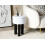 Beliani Side Table KIKIWA Metal White 2