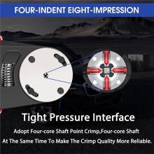Closed- Crimper D-Sub DT Solid- Contact Circular Connector Contacts Crimping Tool 20-16 AWG Ratchet Pliers