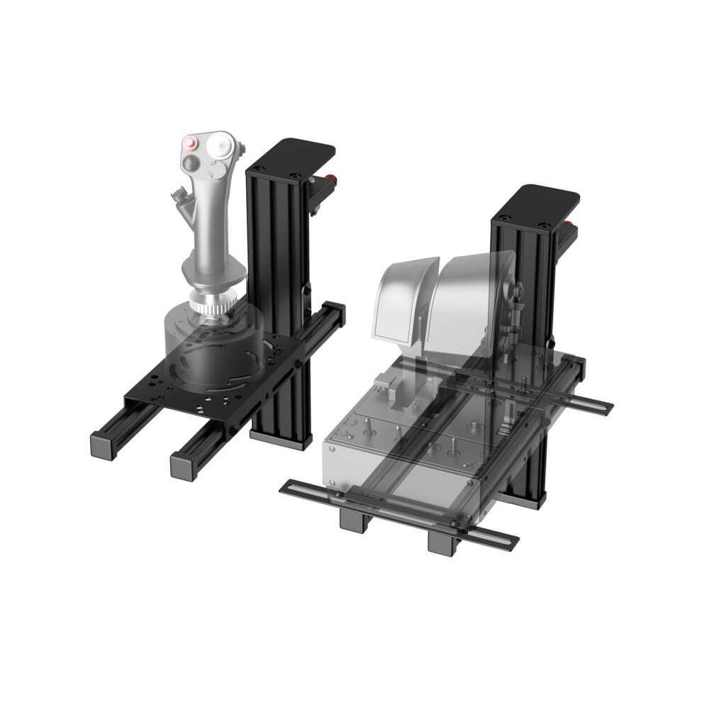 2 Pack Hotas Desk Mount For Flight Sim Joystick Compatible With Logitech X56/X52/X52 Pro, Thrustmaster Hotas Warthog/ T.16000m/ T-Flight Hotas 4/X/ S 5004148502506