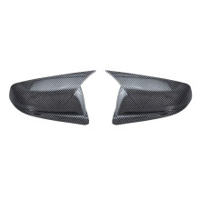 Car Rearview Side Mirror Cover Wing Cap Exterior Door Housing Shell Trim ABS Sticker for Malibu US 2012-2015,A