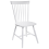 Beliani Set of 2 Dining Chairs BURGES Wood White 4