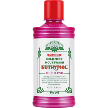 Euthymol Mouthwash Mild Mint Fluoride & Alcohol Free 500ml