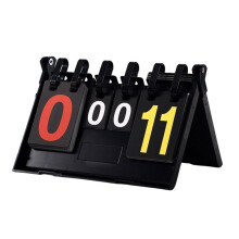 Scoreboard Flip Foldable Double-Sided Score Keeper , Portable Scoreboard for Volleyball, Table Tennis , Baseball