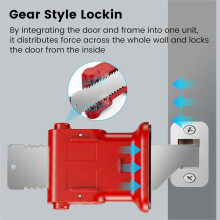 Double Gear  for Travel, Hotels, & Apartments, Strong & User-Friendly