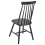 Beliani Set of 2 Dining Chairs BURBANK Wood Black 4