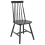 Beliani Set of 2 Dining Chairs BURBANK Wood Black 2