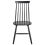 Beliani Set of 2 Dining Chairs BURBANK Wood Black 3