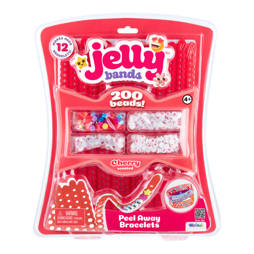 Jelly Bands Peggable Blister Cherry