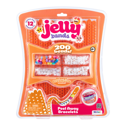Jelly Bands Peggable Blister Orange Creamsicle
