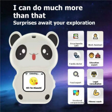 AI Intelligent Robotleksak för Xiaozhi Smarta Svar Interaktivt Emotionellt Sällskapsdjur med Chatt Röststyrning Vit