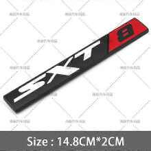 (as5984) Emblema metálico 3D SRT6 SRT8/10 SXT/6/8/10 para maletero trasero de Jeep Dodge